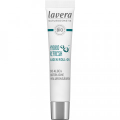 LAVERA Hydro Refresh Augen Roll-On, 15 ml, Лавера Роликовый крем для кожи вокруг глаз для интенсивного увлажнения и свежести, гиалуроновая кислота, 15 мл