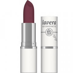 LAVERA Velvet Matt Lipstick Royal Cassis 06, 4,5 g, Лавера Помада с комфортным бархатисто-матовым финишем, оттенок Royal Cassis 06, био-комплекс цветочных масел и био-мальва, 4,5 г