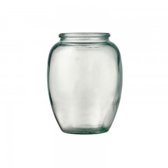 Bitz Bitz Kusintha - Glas green Vase h: 13 cm / d: 6,5 cm Bitz Kusintha - Стеклянная зеленая ваза В: 13 см / Г: 6,5 см