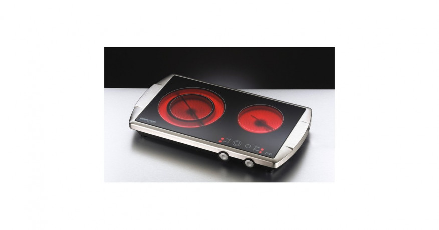 Rommelsbacher Rommelsbacher Doppelkochplatte CT 3400/E edelstahl/schwarz edelstahl/schwarz Двойная конфорка Rommelsbacher CT 3400/E нержавеющая сталь/черный