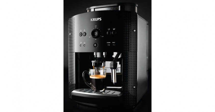 Krups Krups Kaffeevollautomat EA 8108 schwarz  schwarz Полностью автоматическая кофемашина Krups EA 8108 черная