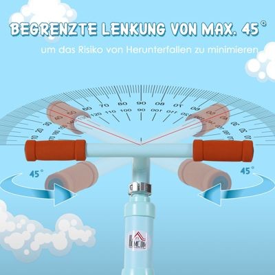 HOMCOM Kinder Laufrad mit Stossdampfer Детский беговел с амортизаторами