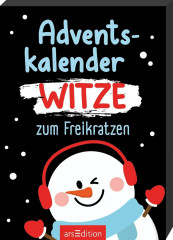 Adventskalender Witze zum Freikratzen 2026, детский адвент-календарь с 24 карточками-шутками и скретч-стилусом