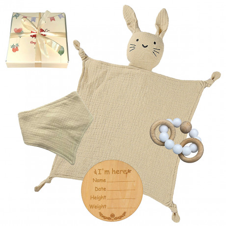 Angels Baby Geschenk zur Geburt mit Schnuffeltuch Подарок на рождение с пледом