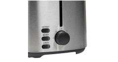 Bestron Bestron Toaster ATO800STE edelstahl (geburstet)/schwarz, 800 Watt, fur 2 Scheiben Toast  edelstahl (geburstet)/schwarz Тостер Bestron ATO800STE нержавеющая сталь (матовая)/черный, 800 Вт, на 2 ломтика тостов