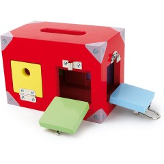 Small Foot Motorikspielzeug Schlosskiste Ящик с игрушечным замком для двигательных навыков