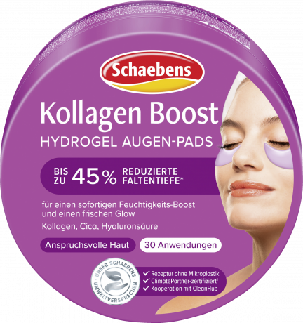 Schaebens Kollagen Boost Hydrogel Augen-Pads 60 St., Гидрогелевые патчи для области глаз с коллагеном, 60 шт.