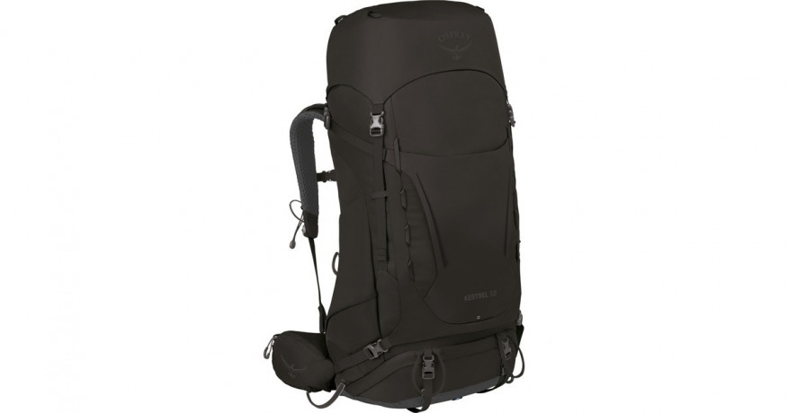 Osprey Osprey Kestrel 58 , Rucksack schwarz, 56 Liter / Grosse S/M schwarz Osprey Kestrel 58, рюкзак черный, 56 литров / размер S/M