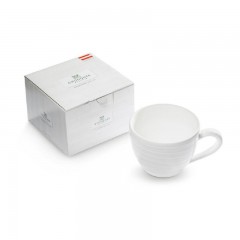 Gmundner Keramik Gmundner Keramik Weissgeflammt Teeobertasse Maxima im Geschenkkarton 0,4 L / h: 9 cm Керамическая чашка для чая с белым пламенем Gmundner Maxima в подарочной упаковке 0,4 л / высота: 9 см