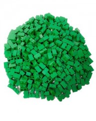 LEGO LEGO 1x2 Steine Grun - 250 Stuck - green brick 3004 LEGO 1x2 Bricks Green - 250 штук - зеленый кирпич 3004