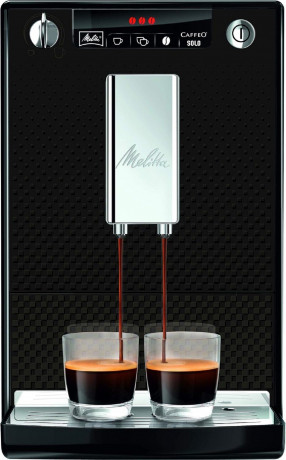 Melitta Melitta Kaffeevollautomat Caffeo Solo Kaffeevollautomat mit Vorbruhfunktion, 15 Bar LED-Display, Kaffeeautomat Cafemaschine Kaffeemaschine mi Mahlwerk Vollautomat Cafe Полностью автоматическая кофемашина Melitta Caffeo Solo, полностью автоматичес