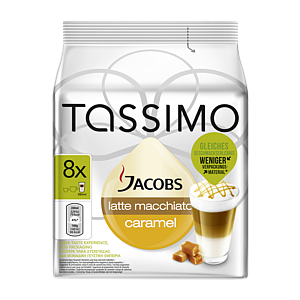 Jacobs Tassimo Кофе Латте Макиато Карамель, капсулы 268г