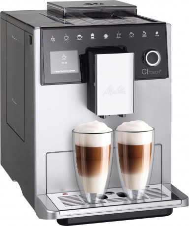 Melitta Melitta Kaffeevollautomat CI Touch F630-101, silber, Bedienoberflache mit Touch Slide Funktion Flusterleises Mahlwerk Полностью автоматическая кофемашина Melitta CI Touch F630-101, серебристый, пользовательский интерфейс с функцией сенсорного сл