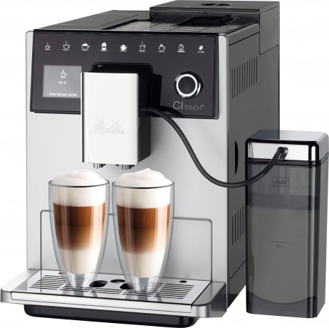 Melitta Melitta Kaffeevollautomat CI Touch F630-101, silber, Bedienoberflache mit Touch Slide Funktion Flusterleises Mahlwerk Полностью автоматическая кофемашина Melitta CI Touch F630-101, серебристый, пользовательский интерфейс с функцией сенсорного сл
