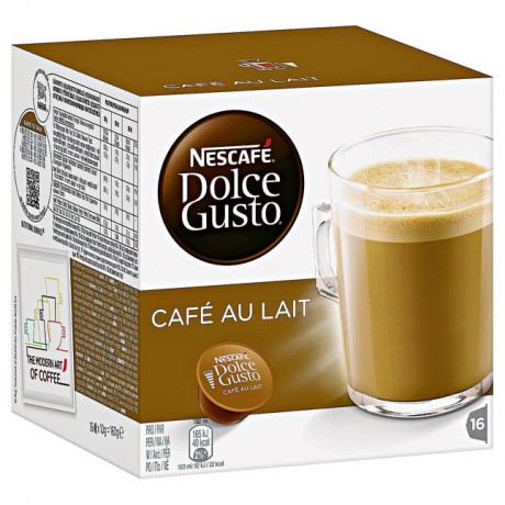 Nescafe Dolce Gusto Kapseln Капсулы "Cafe au Lait" 160 г
