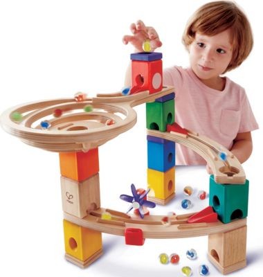 HAPE Quadrilla Kugelbahn Endspurt Мраморный забег Quadrilla