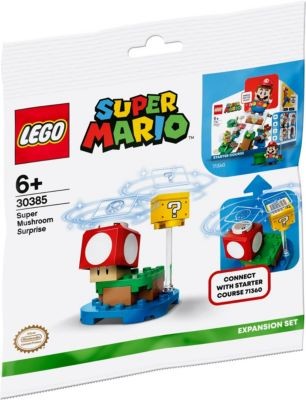 LEGO Super Mario 3er Set: 71388 Kippturm mit Sumo-Bruder-Boss - Erweiterungsset + 71389 Lakitus Wolkenwelt - Erweiterungsset + 30385 Superpilz Uberraschung ? Erweiterungsset - Polybag Набор Super Mario из 3 предметов: 71388 Наклоняющаяся башня с братом-бо