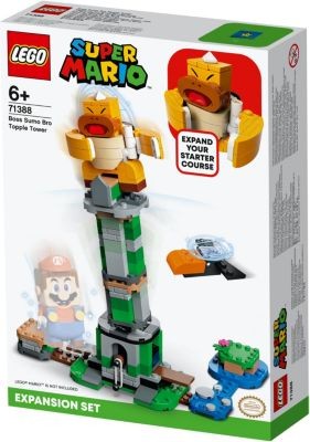 LEGO Super Mario 3er Set: 71388 Kippturm mit Sumo-Bruder-Boss - Erweiterungsset + 71389 Lakitus Wolkenwelt - Erweiterungsset + 30385 Superpilz Uberraschung ? Erweiterungsset - Polybag Набор Super Mario из 3 предметов: 71388 Наклоняющаяся башня с братом-бо