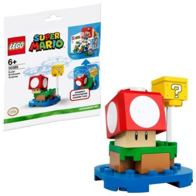 LEGO Super Mario 3er Set: 71388 Kippturm mit Sumo-Bruder-Boss - Erweiterungsset + 71389 Lakitus Wolkenwelt - Erweiterungsset + 30385 Superpilz Uberraschung ? Erweiterungsset - Polybag Набор Super Mario из 3 предметов: 71388 Наклоняющаяся башня с братом-бо