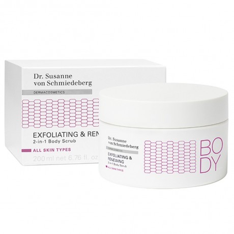 Dr. Susanne von Schmiedeberg EXFOLIATING & RENEWING 2-in-1 Body Scrub ОТШЕЛУШИВАЮЩИЙ И ОБНОВЛЯЮЩИЙ Скраб для тела 2-в-1