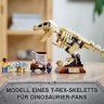 LEGO LEGO Jurassic World 76940 T. Rex-Skelett in der Fossilienausstellung LEGO Jurassic World 76940 Скелет тираннозавра на выставке окаменелостей