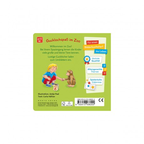 Ravensburger Mein Zoo Gucklochbuch Моя книжка-глазок в зоопарке