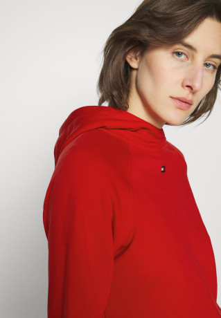 Tommy Hilfiger ESSENTIALS REGULAR HOODIE Sweatshirt primary red ESSENTIALS REGULAR HOODIE Толстовка первичный красный