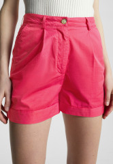 Tommy Hilfiger PLEATED Shorts bright cerise pink ПЛИССИРОВАНИЕ шорты ярко-вишнево-розовый