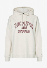 Tommy Hilfiger REGULAR VARSITY Sweatshirt white dove heather REGULAR VARSITY Толстовка белый голубь вереск