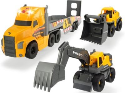Dickie Toys Mack\/Volvo Heavy Loader Truck Тяжелый погрузчик Mack/Volvo