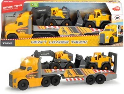 Dickie Toys Mack\/Volvo Heavy Loader Truck Тяжелый погрузчик Mack/Volvo