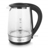 Emerio Emerio Wasserkocher Glas Wasserkocher 1,7L LED Beleuchtung Kabellos Erwarmen Tee Kettle Ku Чайник Emerio Стеклянный чайник 1,7 л со светодиодной подсветкой Беспроводной чайник с подогревом Ku