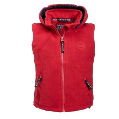 BMS Bernd Michael Schroder Sailing Wear Fleeceweste mit Kapuze und Windstopp Fleecewesten fur Kinder Флисовый жилет с капюшоном и защитой от ветра Детский флисовый жилет