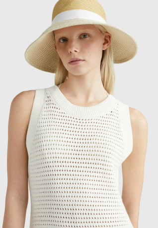 Tommy Hilfiger BLEND TANK MIDI Day dress ecru BLEND TANK МИДИ Повседневное платье экрю