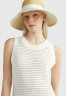 Tommy Hilfiger BLEND TANK MIDI Day dress ecru BLEND TANK МИДИ Повседневное платье экрю
