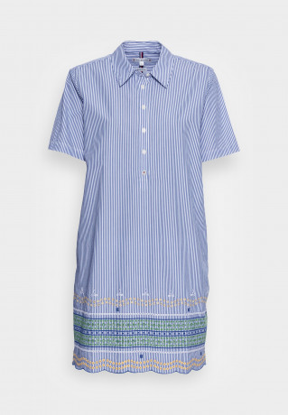 Tommy Hilfiger Day dress cutwork ithaca stp/ peri blue Дневное платье ришелье ithaca stp/peri blue