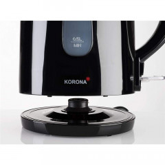KORONA KORONA Wasserkocher Standard Wasserkocher 20330, 1,7 l, 2200 W, 2200 Watt, 1,7 Liter, Wasserstandsanzeige, Abschaltautomatik Schwarz Чайник KORONA стандартный чайник 20330, 1,7 л, 2200 Вт, 2200 Вт, 1,7 л, индикатор уровня воды, автоматическое отклю