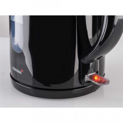 KORONA KORONA Wasserkocher Standard Wasserkocher 20330, 1,7 l, 2200 W, 2200 Watt, 1,7 Liter, Wasserstandsanzeige, Abschaltautomatik Schwarz Чайник KORONA стандартный чайник 20330, 1,7 л, 2200 Вт, 2200 Вт, 1,7 л, индикатор уровня воды, автоматическое отклю