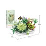 Vicabo Bonsai Sukkulenten Bausteine Konstruktionsspielzeug fur Kinder Бонсай суккуленты строительные блоки строительные игрушки для детей