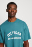 Tommy Hilfiger TOMMY HILFIGER X SHAWN MENDES ARCHIVE TEE UNISEX Print T-shirt frosted green ФУТБОЛКА TOMMY HILFIGER X SHAWN MENDES ARCHIVE UNISEX Футболка с принтом матовый зеленый