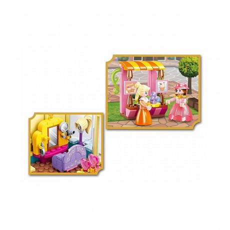 Sluban Klemmbausteine Frisor (315 Teile) Парикмахерская (315 шт.)