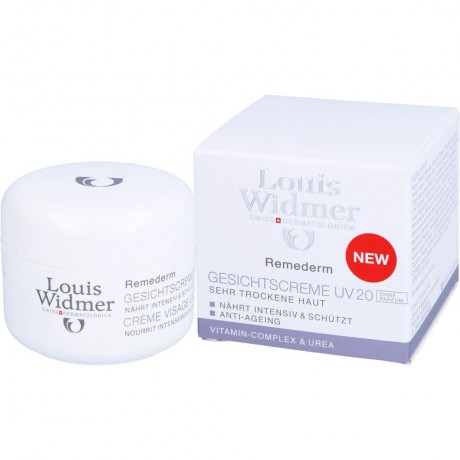 Louis Widmer Remederm Gesichtscreme UV 20 unparfumiert  Ремедерм крем для лица UV 20 без запаха