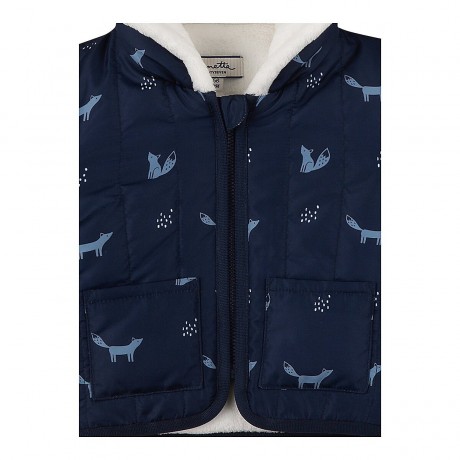 Sanetta Steppjacke mit Plusch Fuchse Стеганая куртка с плюшевыми лисами