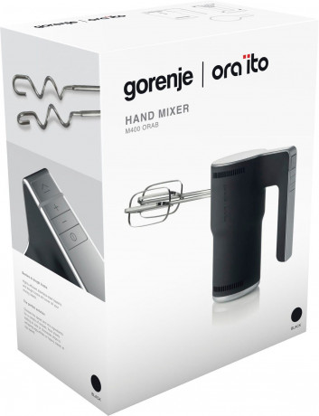 GORENJE GORENJE Handmixer M 400 ORAB, 400 W, 400 Watt Motor Ручной миксер GORENJE M 400 ORAB, 400 Вт, двигатель 400 Вт