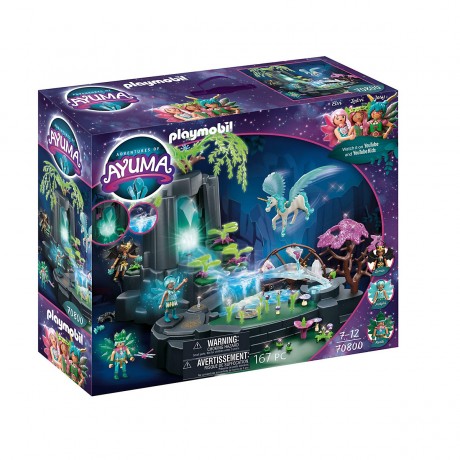 PLAYMOBIL Adventures of Ayuma 2er Set: 70800 Magische Energiequelle + 70802 Knight Fairy mit Seelentier Приключения Аюмы Набор из 2 предметов: 70800 Источник магической энергии + 70802 Рыцарь-фея с призрачным зверем