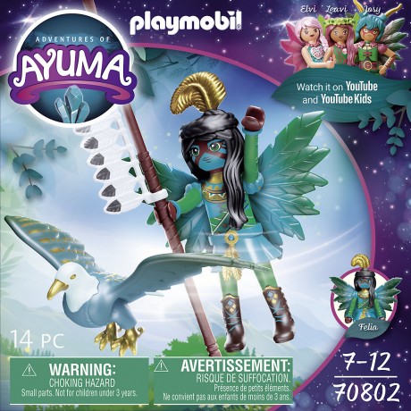 PLAYMOBIL Adventures of Ayuma 2er Set: 70800 Magische Energiequelle + 70802 Knight Fairy mit Seelentier Приключения Аюмы Набор из 2 предметов: 70800 Источник магической энергии + 70802 Рыцарь-фея с призрачным зверем