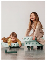 MODU Explorer Set 20st Мягкий конструктор 20 деталей, 15 моделей, безопасная развивающая игрушка для детей 0 6 лет из EPP, океанская мята/лесная зелень