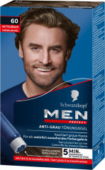 Schwarzkopf MEN Perfect 60, 10st, Средне-коричневый, мужская краска от седины 5 минут, Набор 10 упаковок