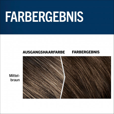 Schwarzkopf MEN Perfect 60, 10st, Средне-коричневый, мужская краска от седины 5 минут, Набор 10 упаковок 