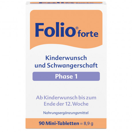 Folio 1 Basic Filmtabletten 90st, Фолиевая кислота Folio Basic 1, 90 таблеток, витамины для женщин при планировании и беременности, с йодом и витаминами B12 и D3